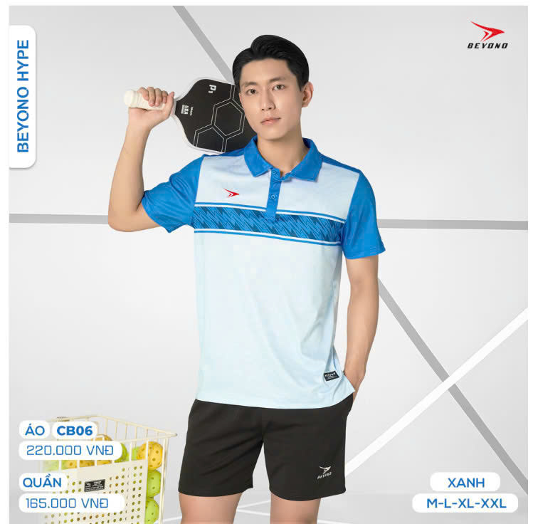 Áo thể thao nam nữ Pickleball Beyono Hype - CB06 (nhận đặt từ 5 áo)_thumbnail_2