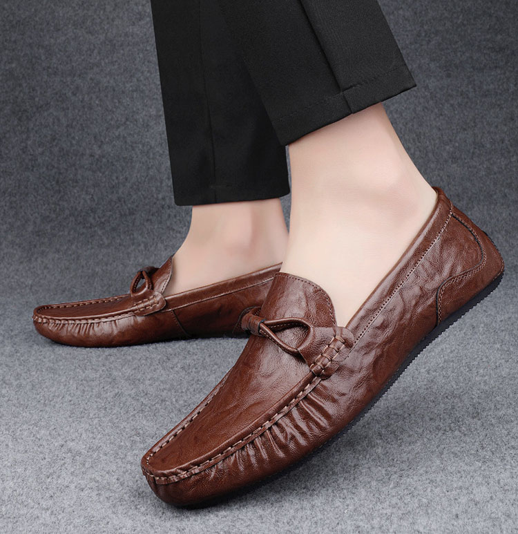 YS11- GIÀY  LƯỜI DA CỪU NAM CAO CẤP