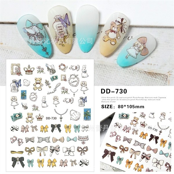 Sticker Gấu + Hoạt hình DD-730