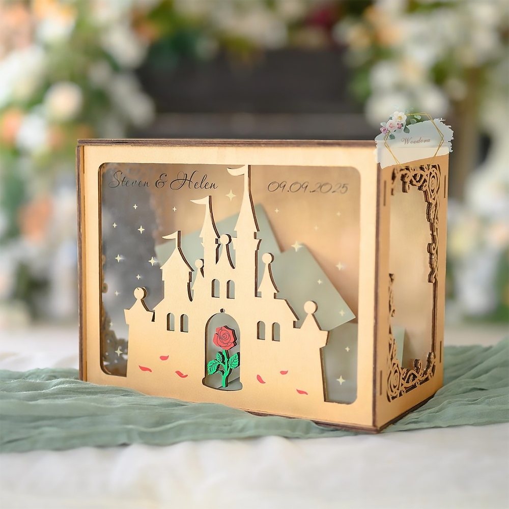 Hộp Thả Lời Chúc Đám Cưới, Sự Kiện, Công Ty, Sinh Nhật - (Size tính theo chiều ngang)_thumbnail_0