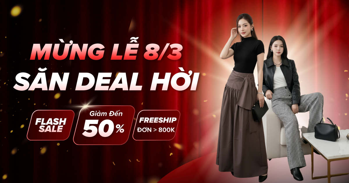 Đỏ Đen Hiện Đại Sale Deal Ưu Đãi Sản Phẩm Thời Trang Làm Đẹp Facebook Banner