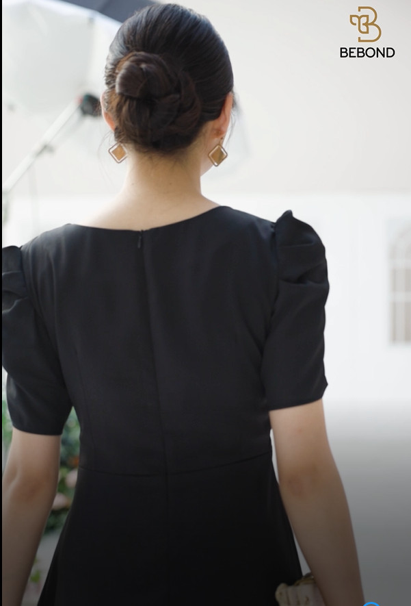 Đầm xòe đen đính hoa nhiều cành- CAILA_thumbnail_3