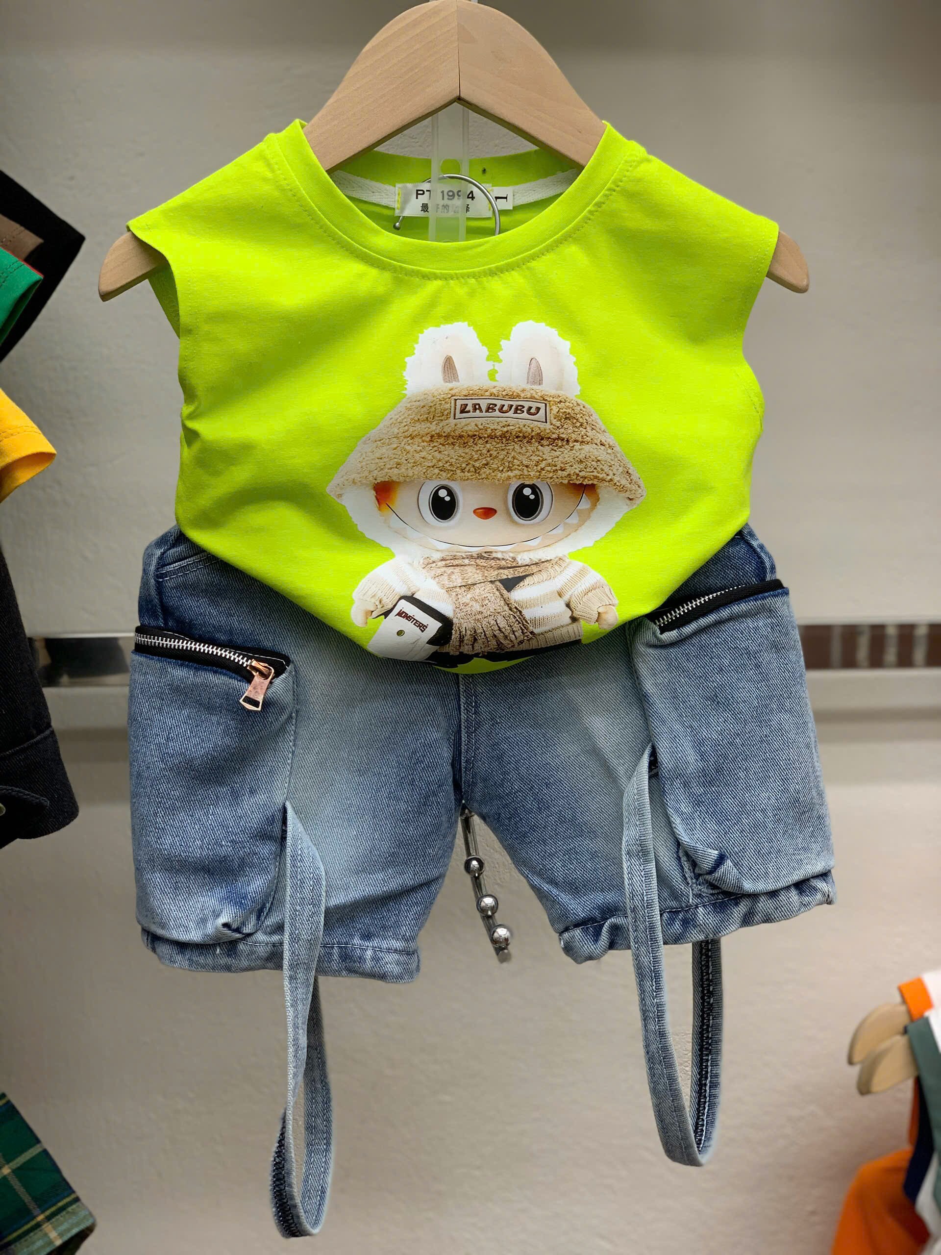 C24 BỘ BA LỖ QUẦN BÒ LABUBU ĐỘI MŨ- A201.588_thumbnail_2