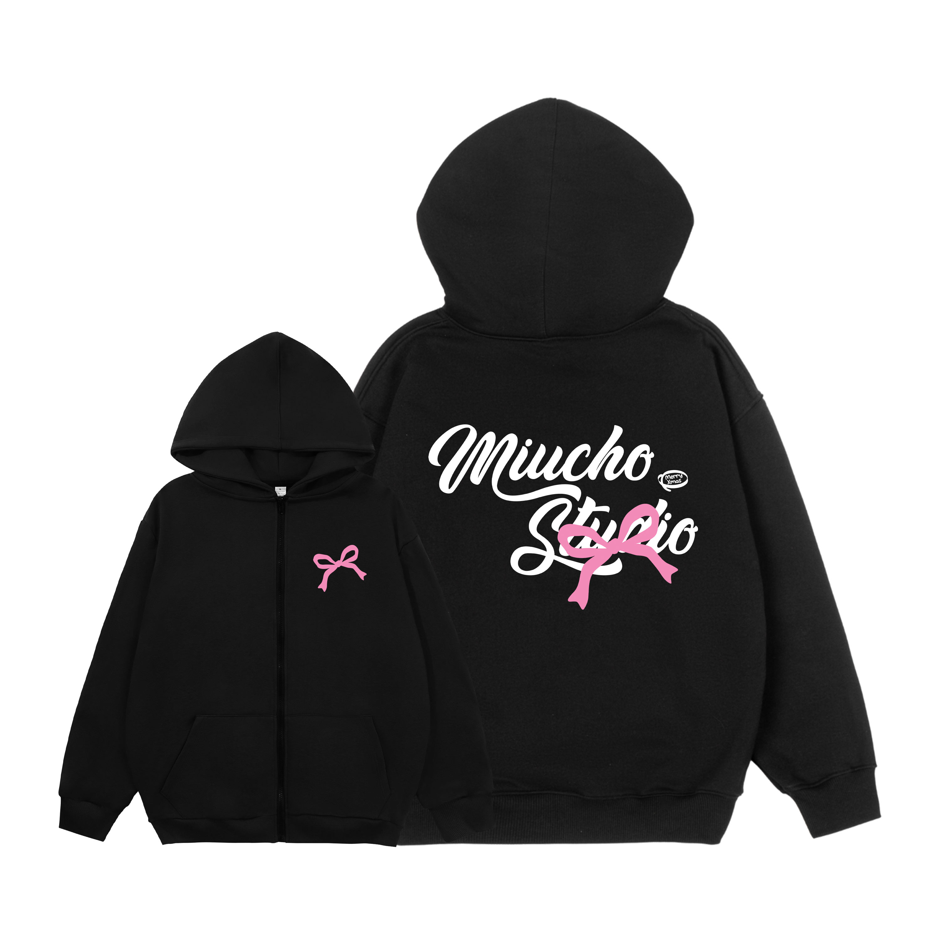 Áo hoodie zip giáng sinh noel nam nữ chất vải nỉ chân cua dày dặn HZD1722 Miucho in mix_thumbnail_7