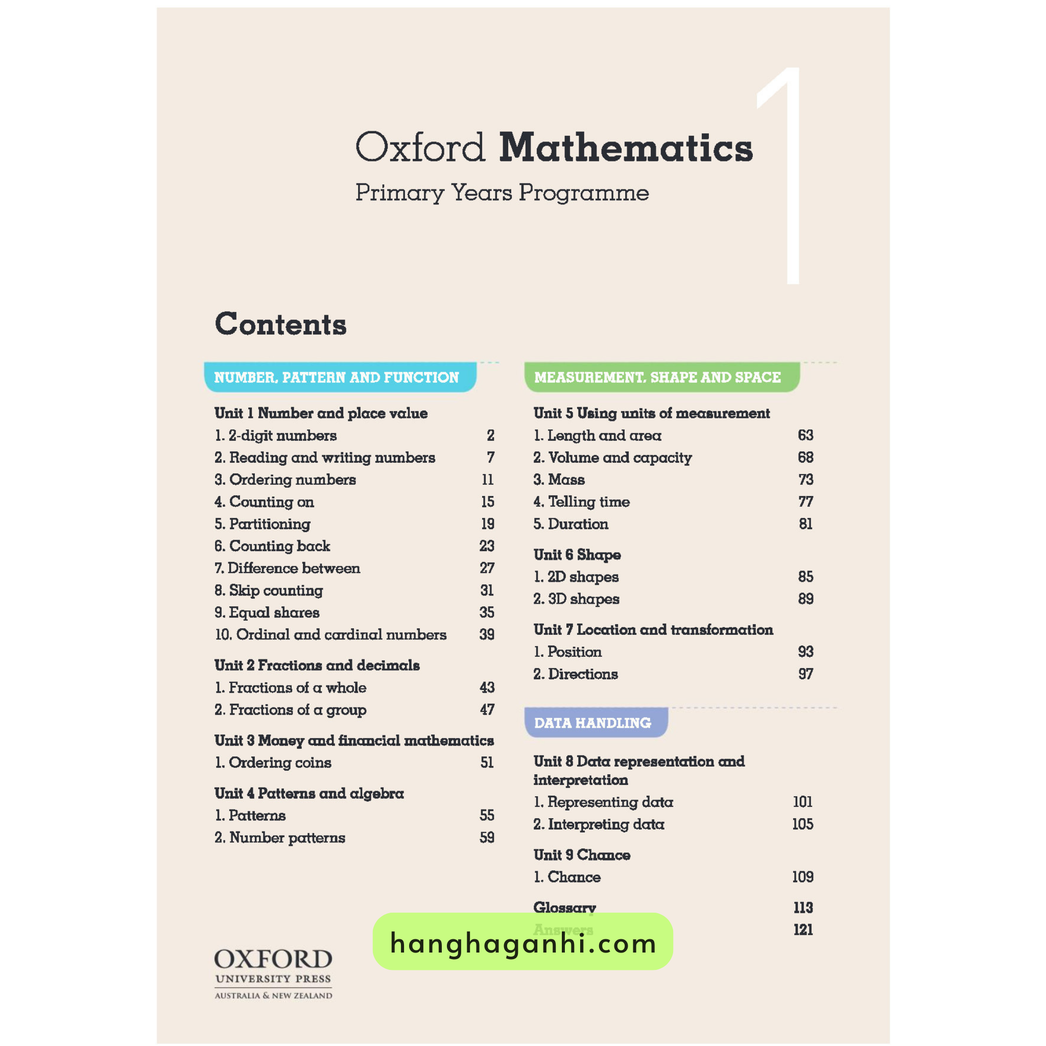 Toán Tiếng Anh Oxford grade 1 cho bé lớp 1, Oxford Mathematics Primary Years Programe_thumbnail_9