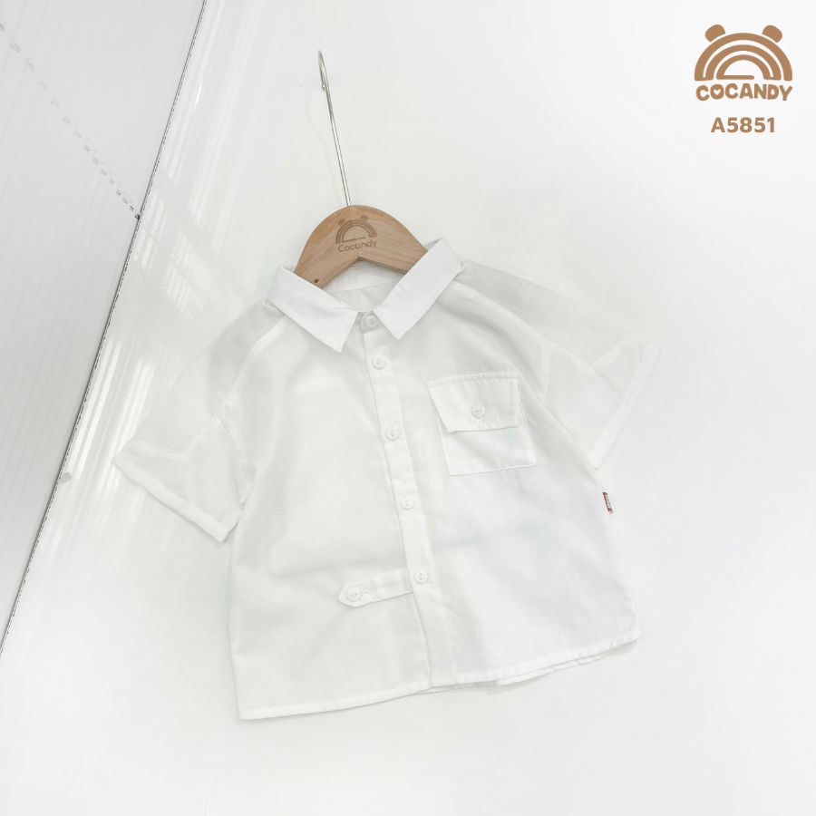 Áo cộc TRẮNG túi ngực vuông có nắp_thumbnail_1