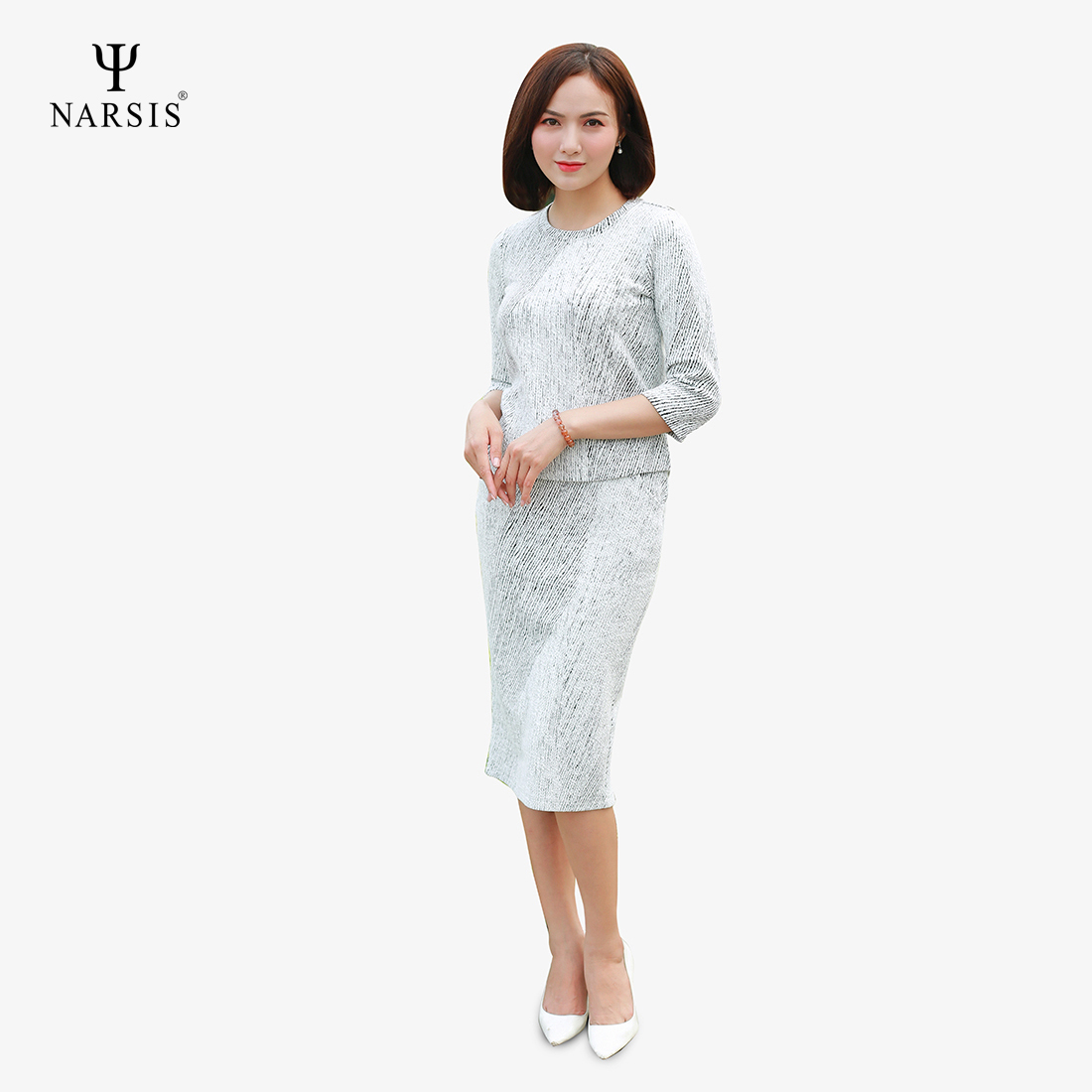 SET VÁY NỮ NỈ ẤM - ÁO VÀ CHÂN VÁY M8065 NARSIS CHẤT LIỆU THOÁNG MÁT, DỄ CHỊU, THOẢI MÁI CẢ NGÀY, ..._thumbnail_2