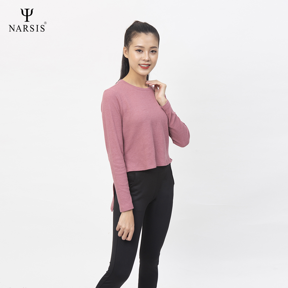 ÁO THU ĐÔNG NỮ L0032 NARSIS VẢI LEN COTTON ẤM ÁP, THOÁNG MÁT, GIỮ ẤM TỐT, MỀM MẠI_thumbnail_3