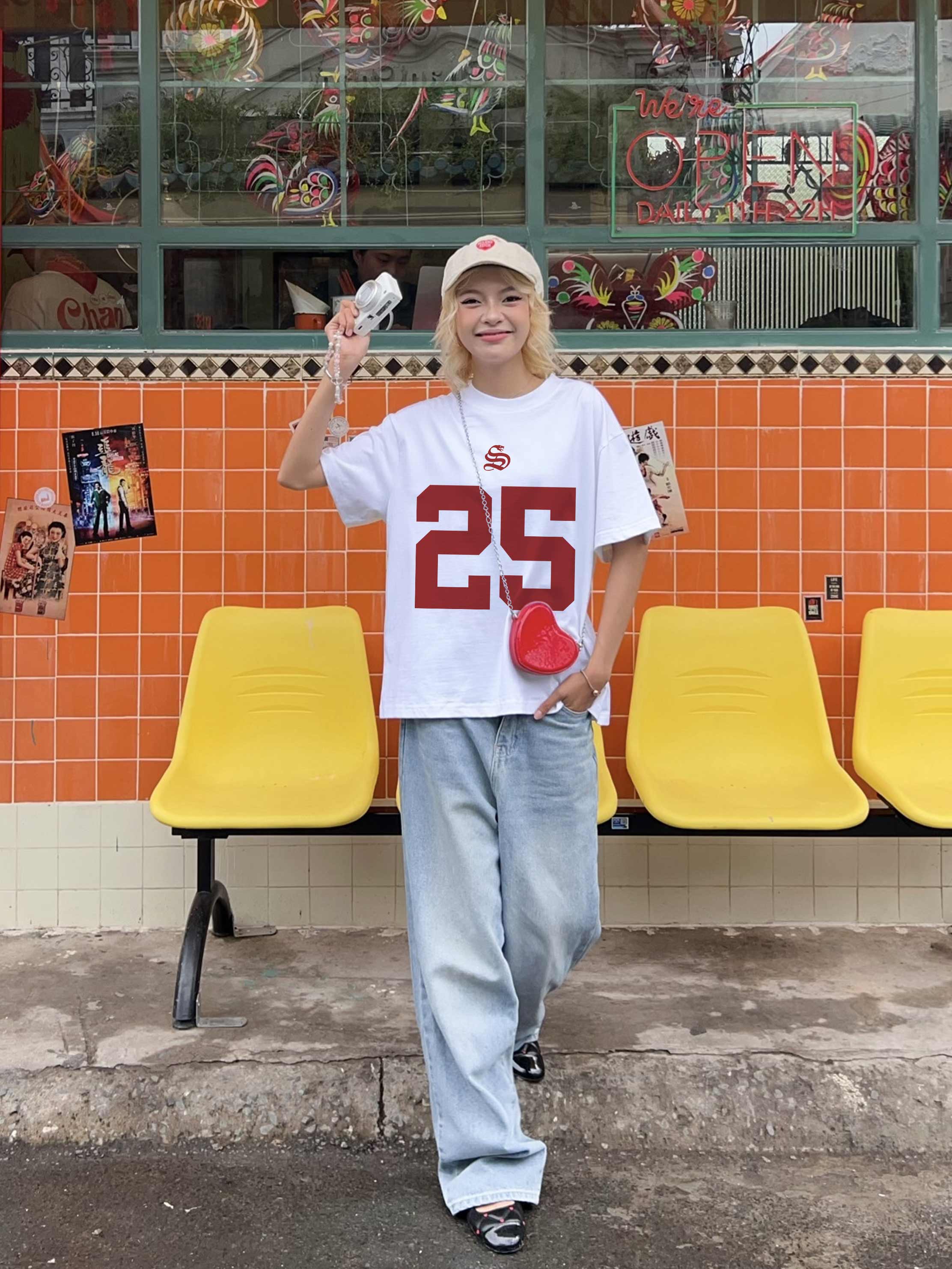 Áo thun tết local brand form boxy chất vải cotton 2C 250GSM đứng form AXD1738 Miucho in mix_thumbnail_5