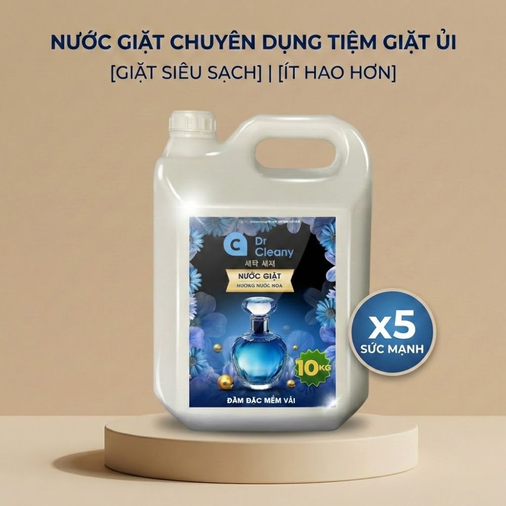 Nước giặt công nghiệp Dr. Cleany 10KG (Xanh)