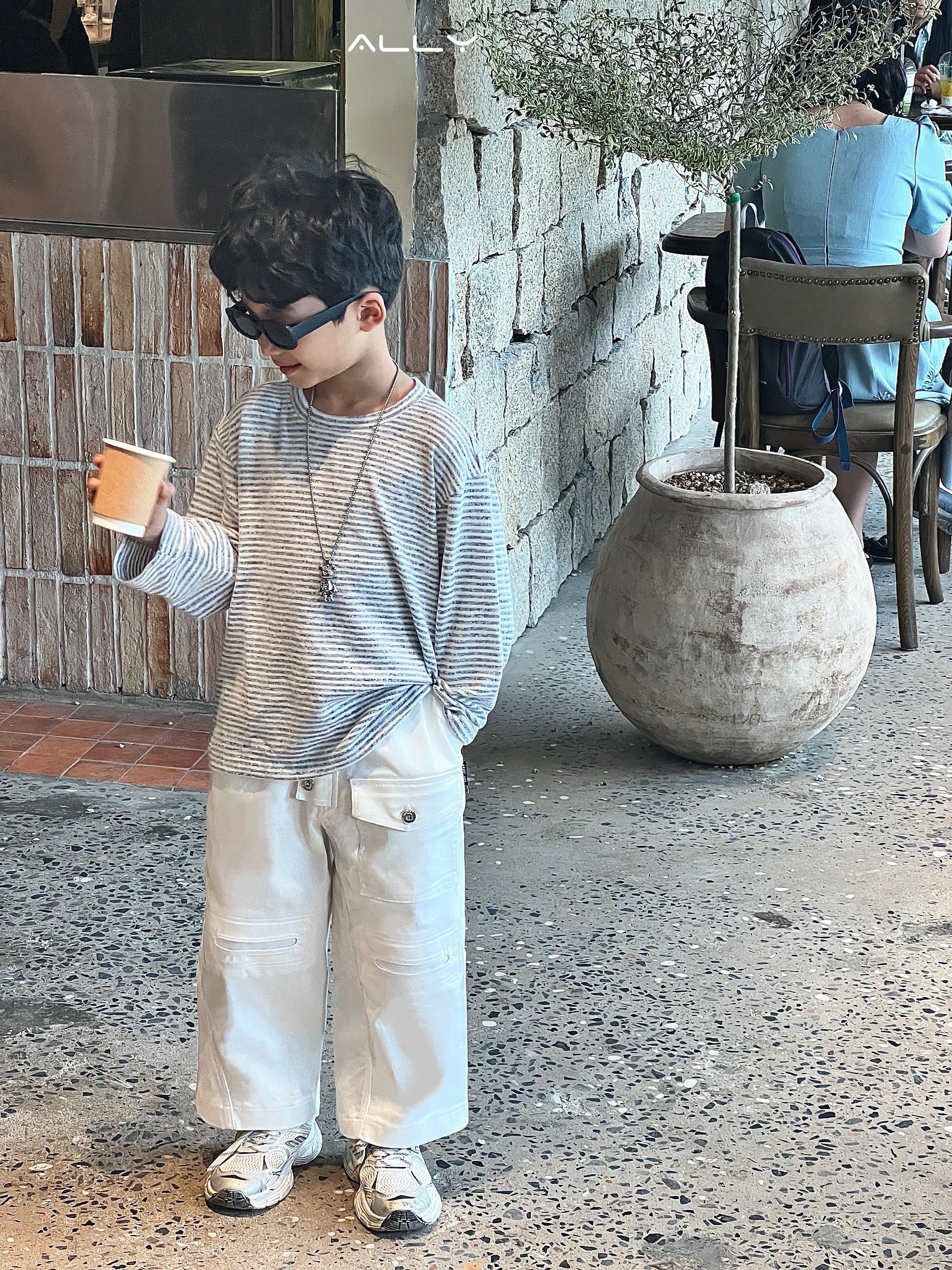 Áo len lông thỏ kẻ xám dài tay cho bé_thumbnail_1