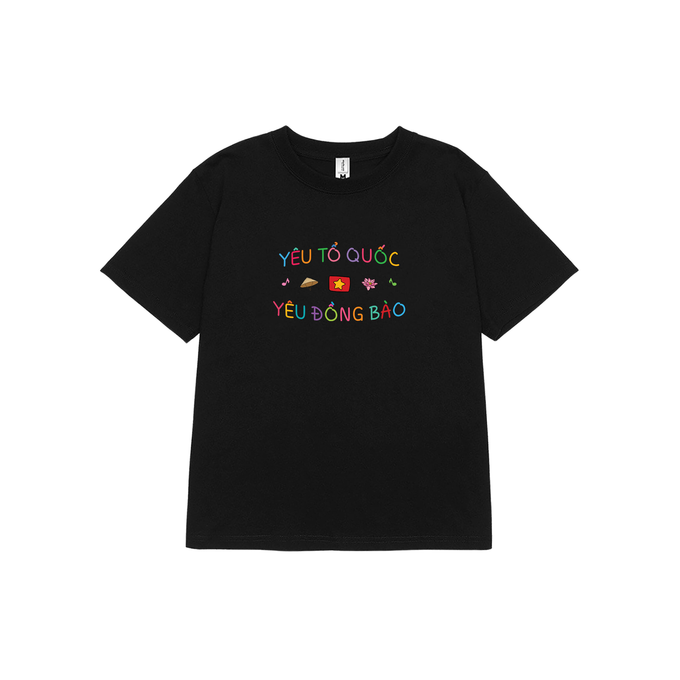 Áo baby tee ôm eo Việt Nam tôi yêu 2128 Miucho cổ tròn vải cotton 4c co giãn thoáng mát in mix_thumbnail_10