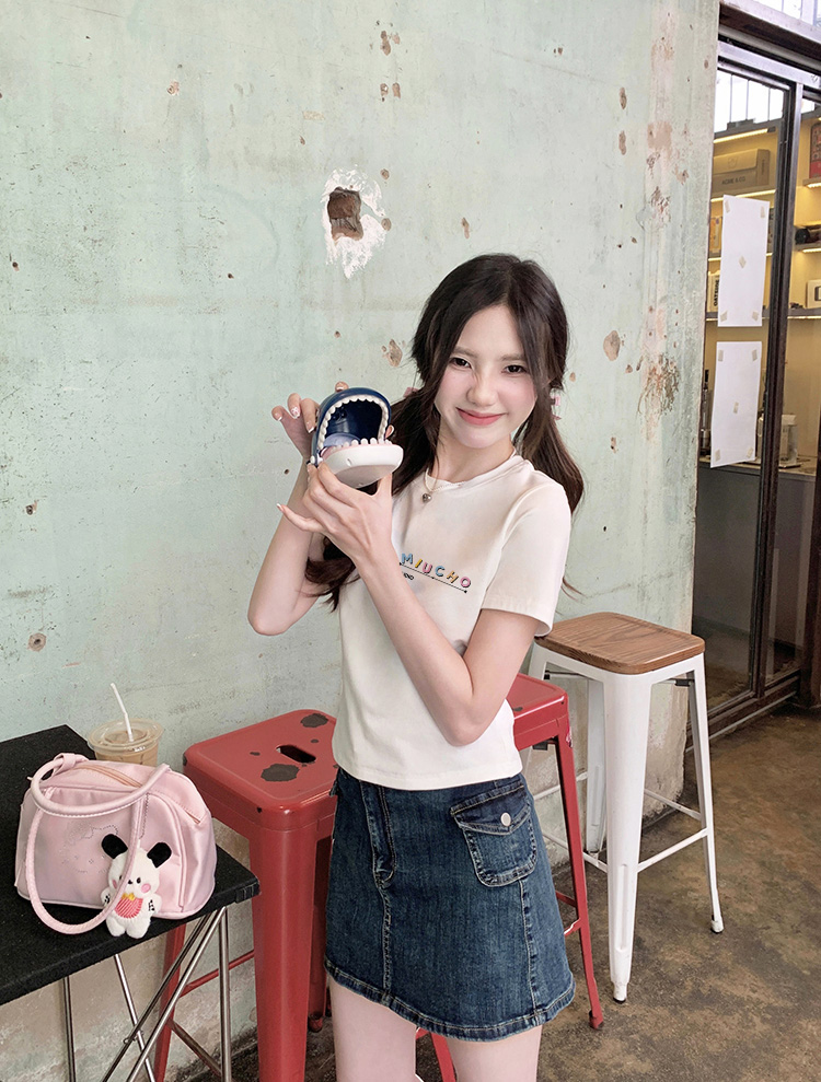 Áo baby tee ôm local brand ABD1564 Miucho vải cotton co giãn thoáng mát cổ tròn in mix_thumbnail_3