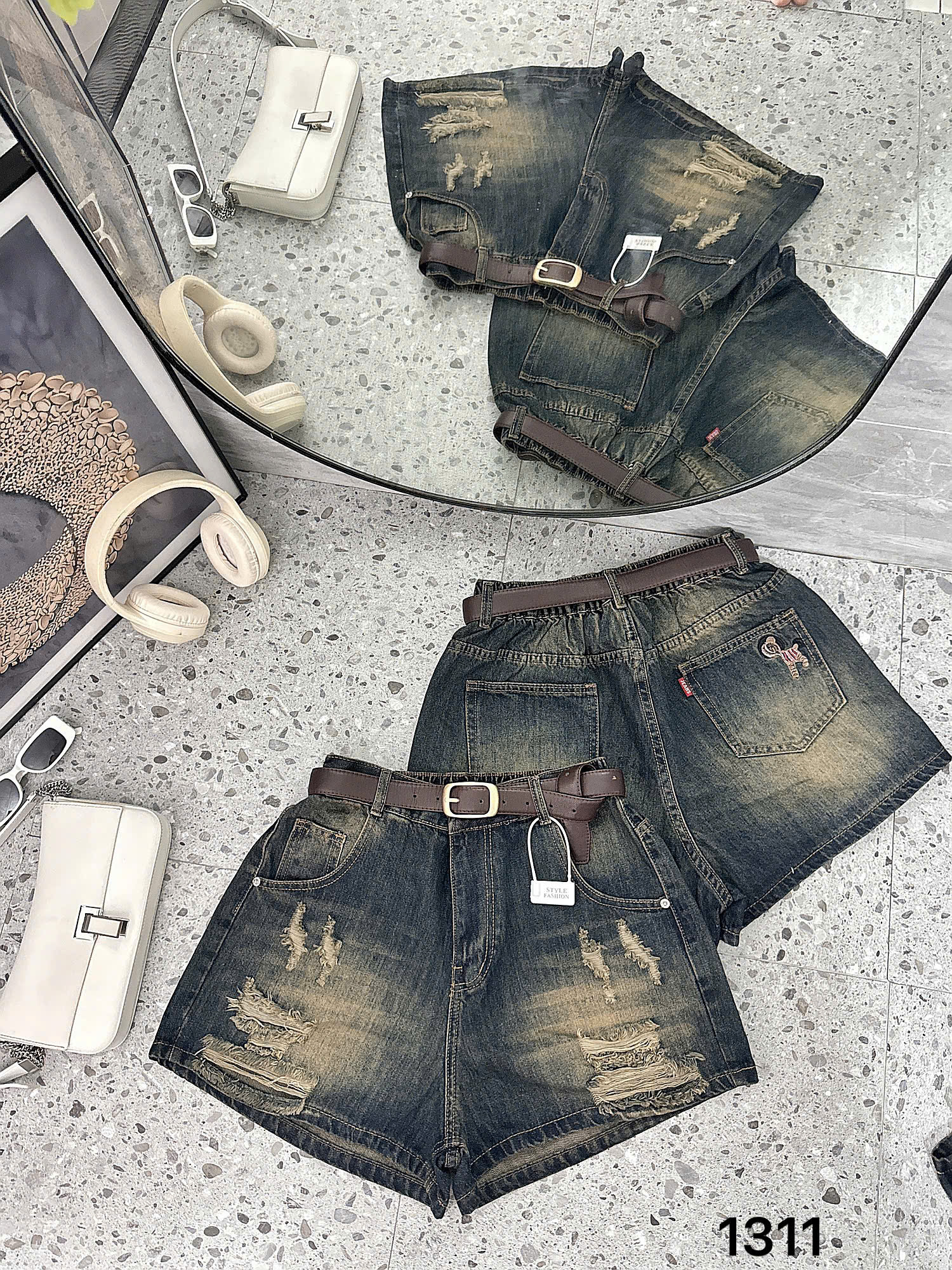 BIGSIZE NỮ- Quần short ngắn thêu ngựa T-QSJ1311_thumbnail_3