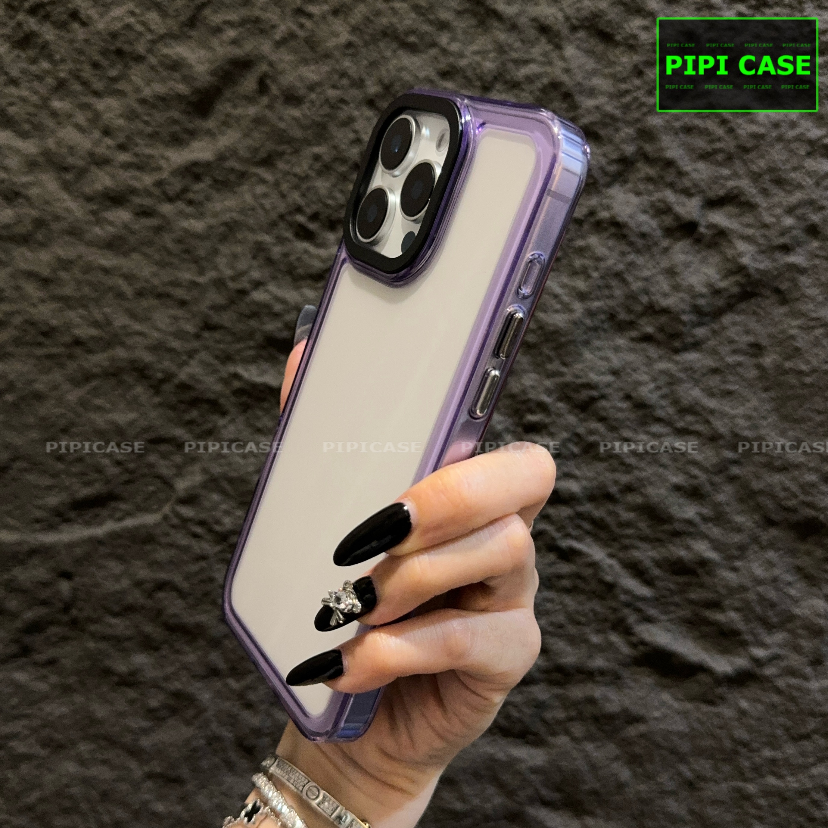 Ốp Lưng iPhone 16 Pro - Full - Tím