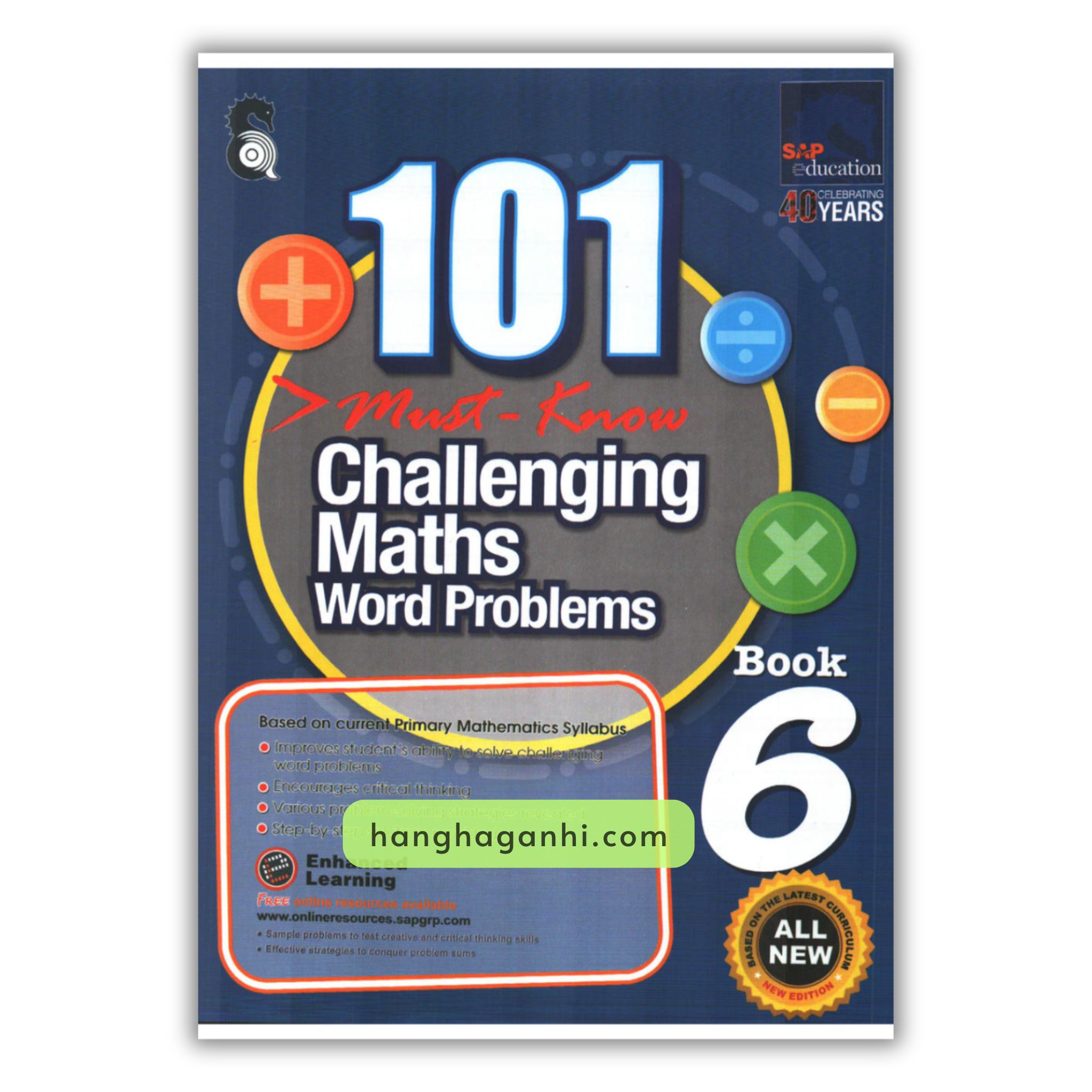 [Sách] 101 Must- Know Challenging Maths Word Problems Book 6