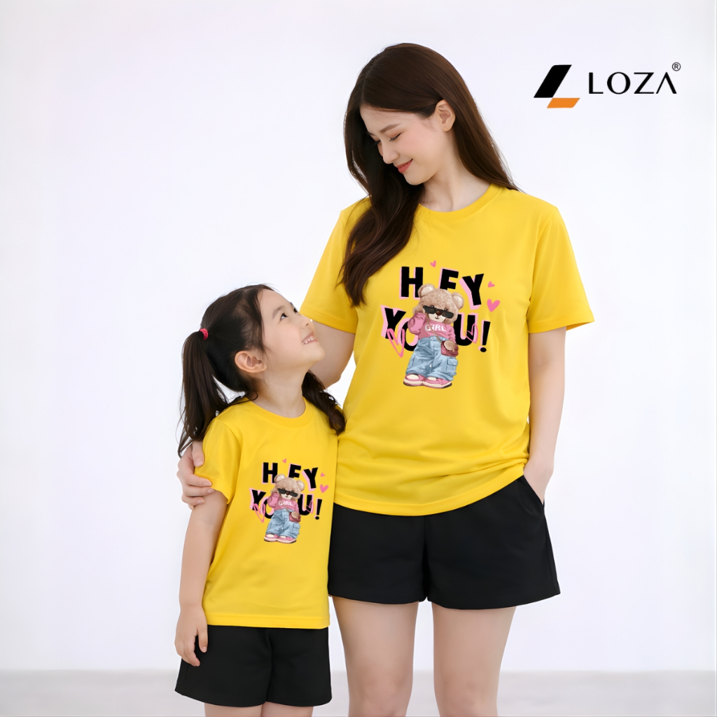 Set đồ đôi mẹ và bé hình Gấu Hey You - Loza BP634-SB634 BP634-SB634