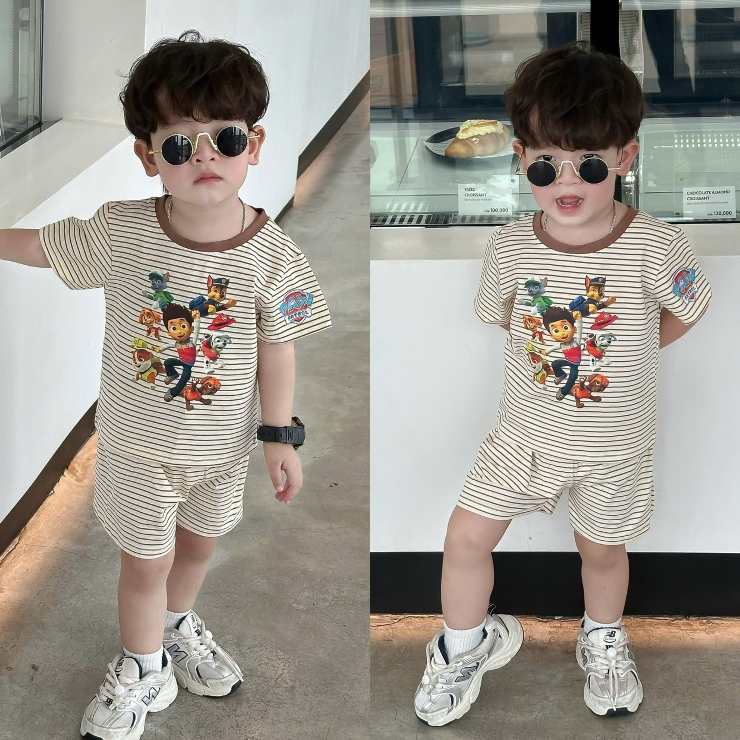 Q57 SET 2 BỘ CỘC CHÓ CỨU HỘ NÂU SỌC - A100.295