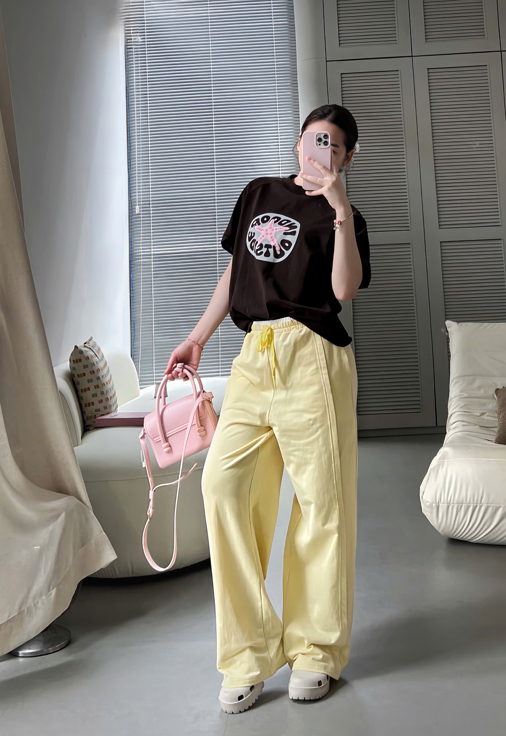 HA29 - Áo thun nâu sao biển