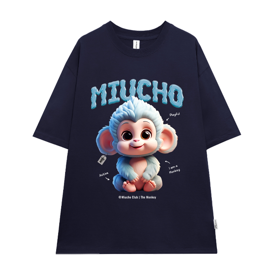 Áo thun form rộng 12 con giáp tuổi Thân (tuổi khỉ) ATD1243 Miucho tay ngắn cổ tròn in mix_thumbnail_22