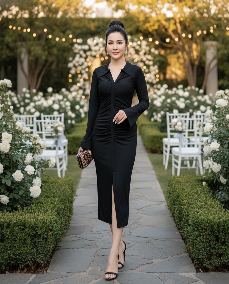 Đầm body thiết kế dáng maxi_thumbnail_3