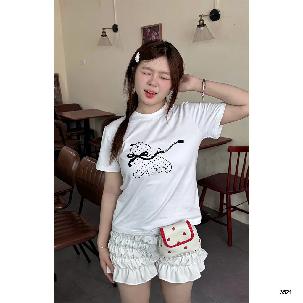 Áo baby tee form vừa hình cún nhiều màu Beezy 3521_thumbnail_6
