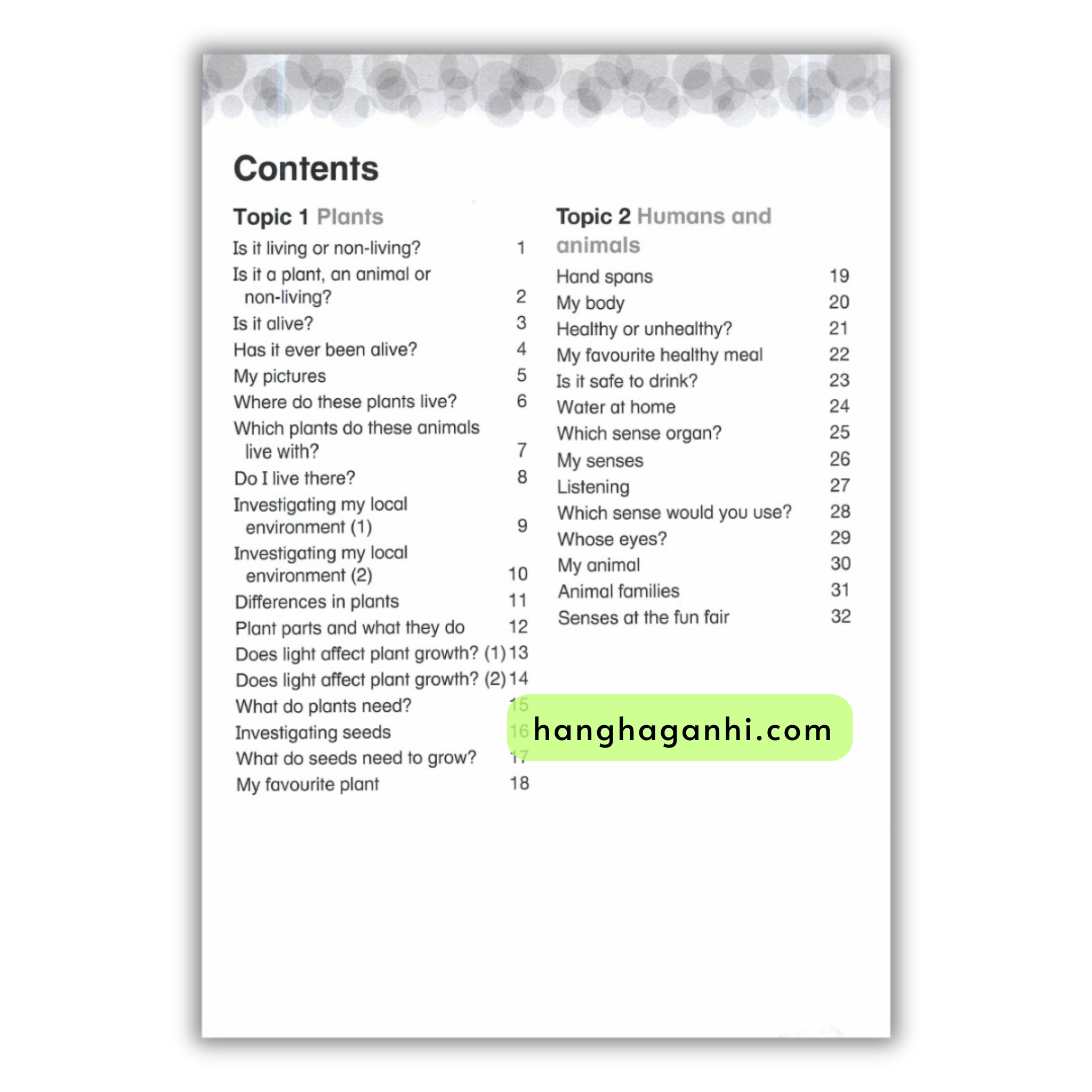 Collins International Primary Science 1 Workbook _thumbnail_1