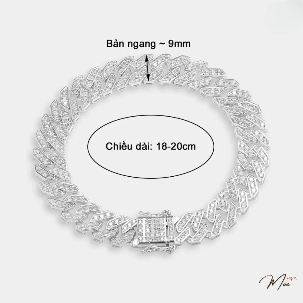 MT9 - Lắc tay nam Cuban dáng vuông kim cương (5c)_thumbnail_6