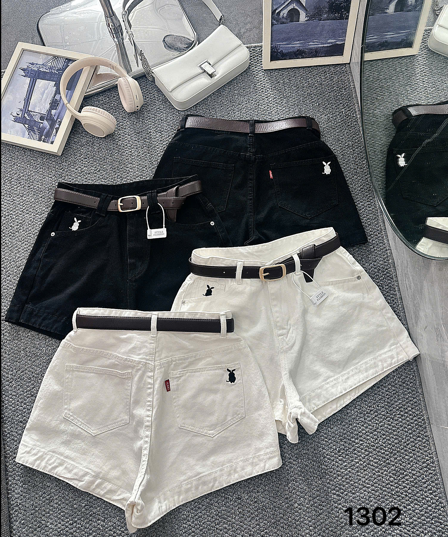 Quần short jean thêu thỏ kiểu bigsize QSJ1302 dành cho nàng béo mập từ 55-90kg_thumbnail_12