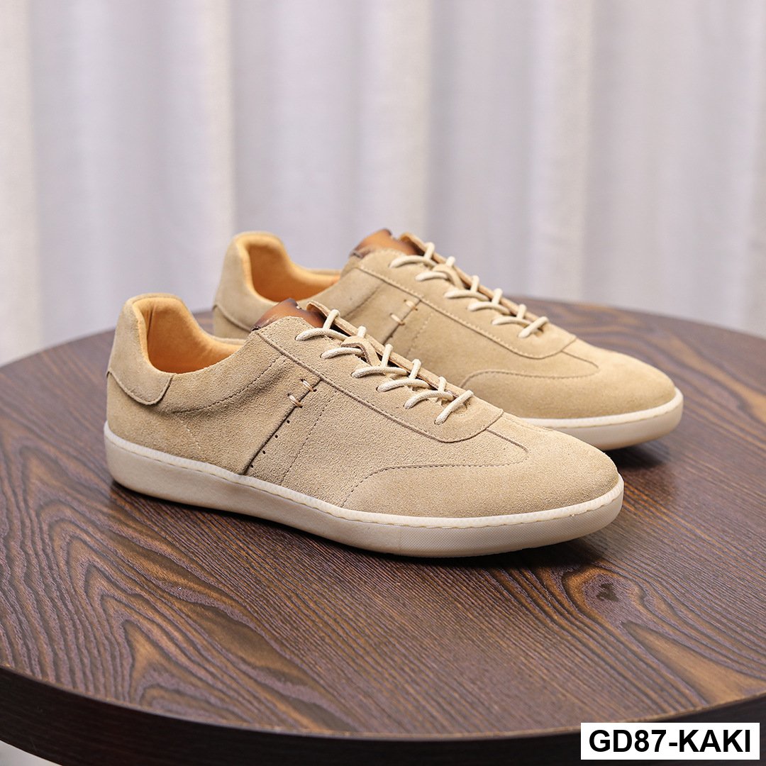 GD87 -  Giày Nam Retro Da Bò Lớp Đầu Tiên – Da Lộn Nubuck Mờ – Cổ Thấp Thời Trang, Nhẹ Sang Trọng – Giày Casual Forrest Gump 2025_thumbnail_15
