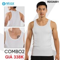 COMBO 2 ÁO THUN LÓT NAM BA LỖ RDOA001