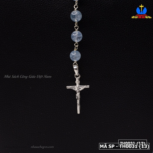 Chuỗi mân côi 50 đá Aquamarine tự nhiên NS471_thumbnail_3