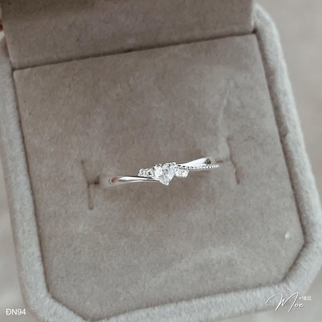 ĐN94 - Nhẫn đôi sóng chéo trái tim pha lê (có size)_thumbnail_2