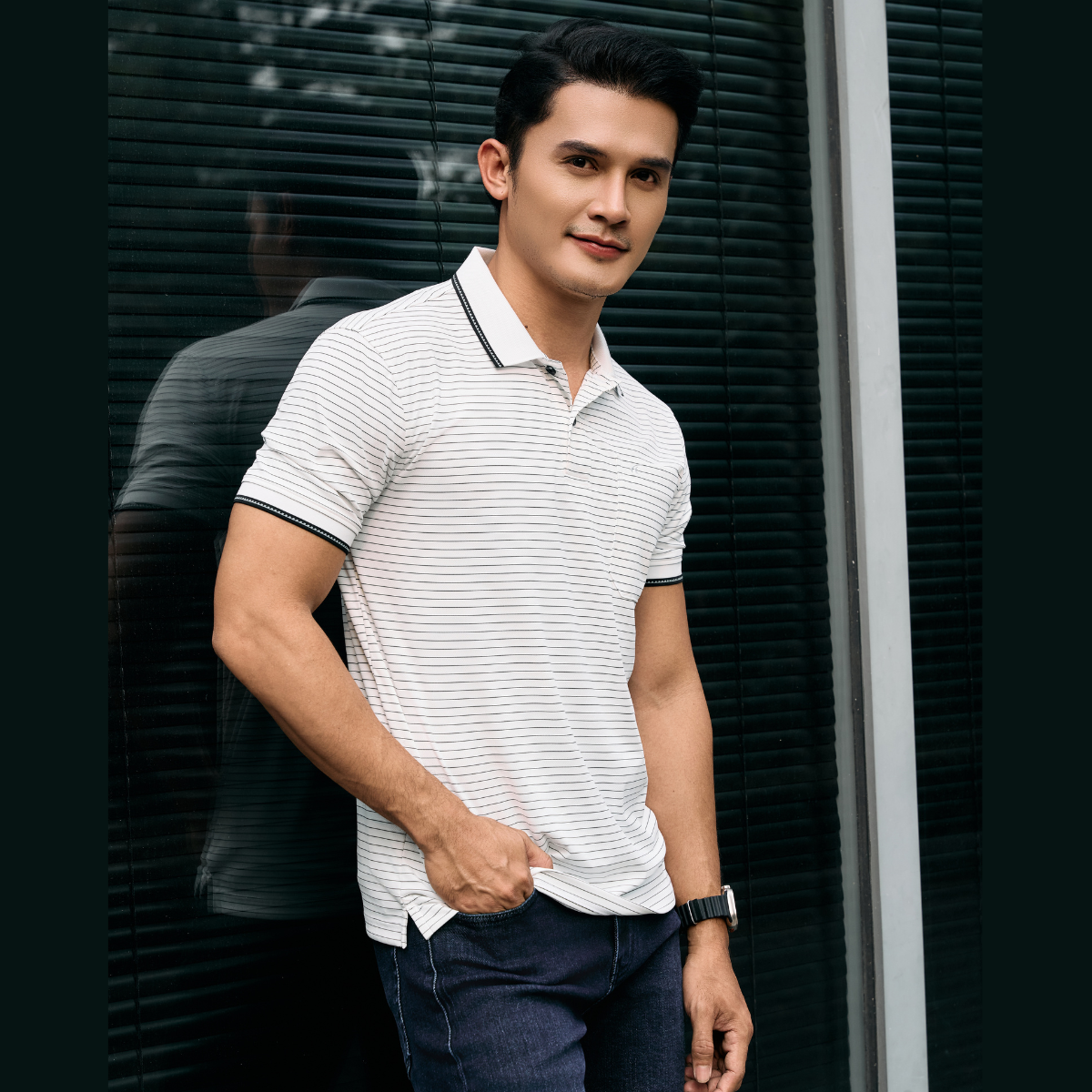 Áo Polo Sọc Classic Fit T11