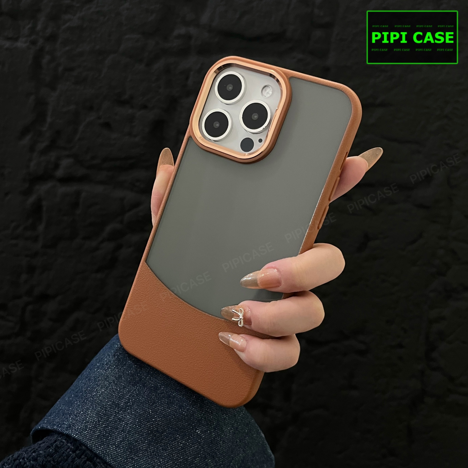 Ốp Lưng iPhone 12 Pro - Richy - Nâu