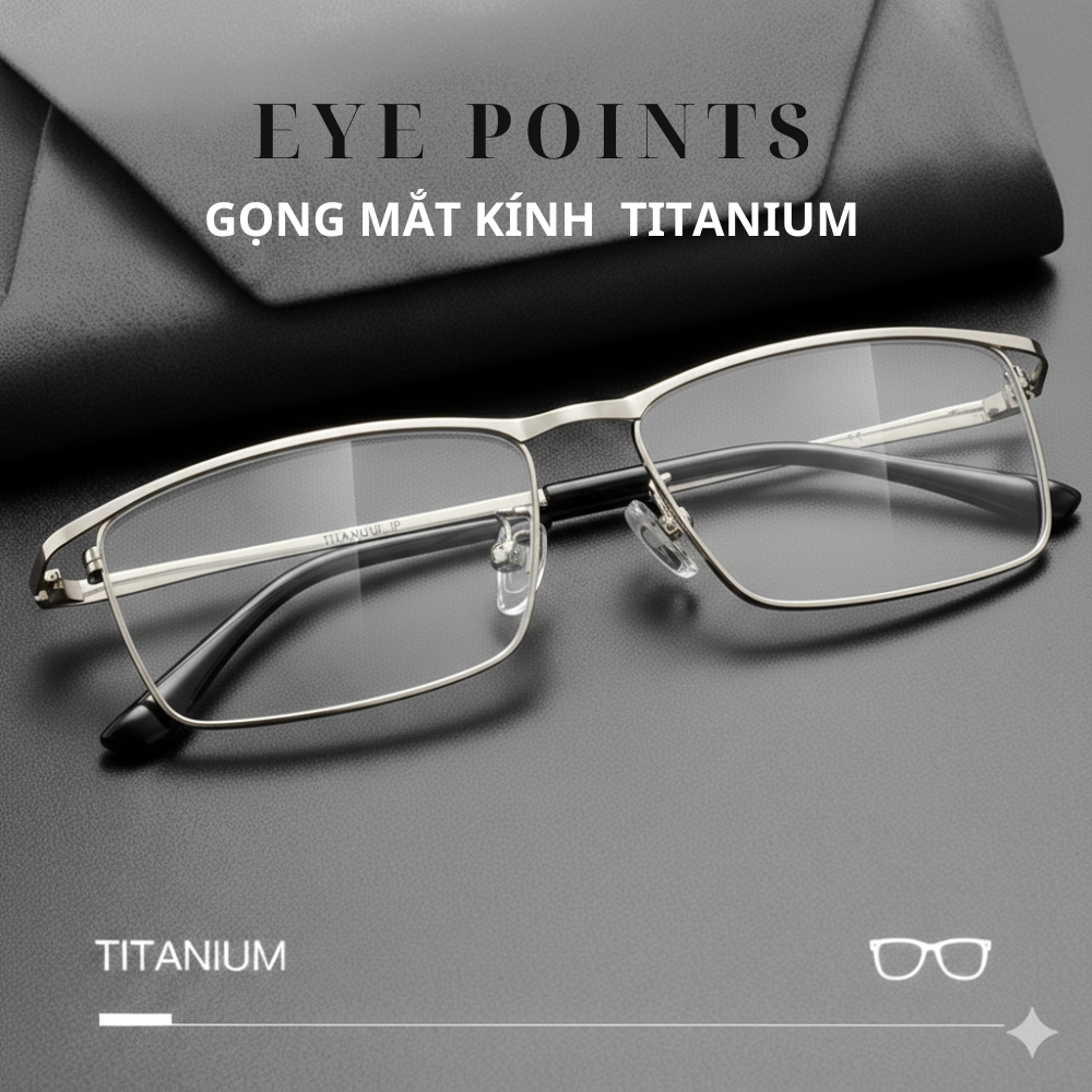 Gọng Kính Titanium Business Model TT- 10 Sang Trọng