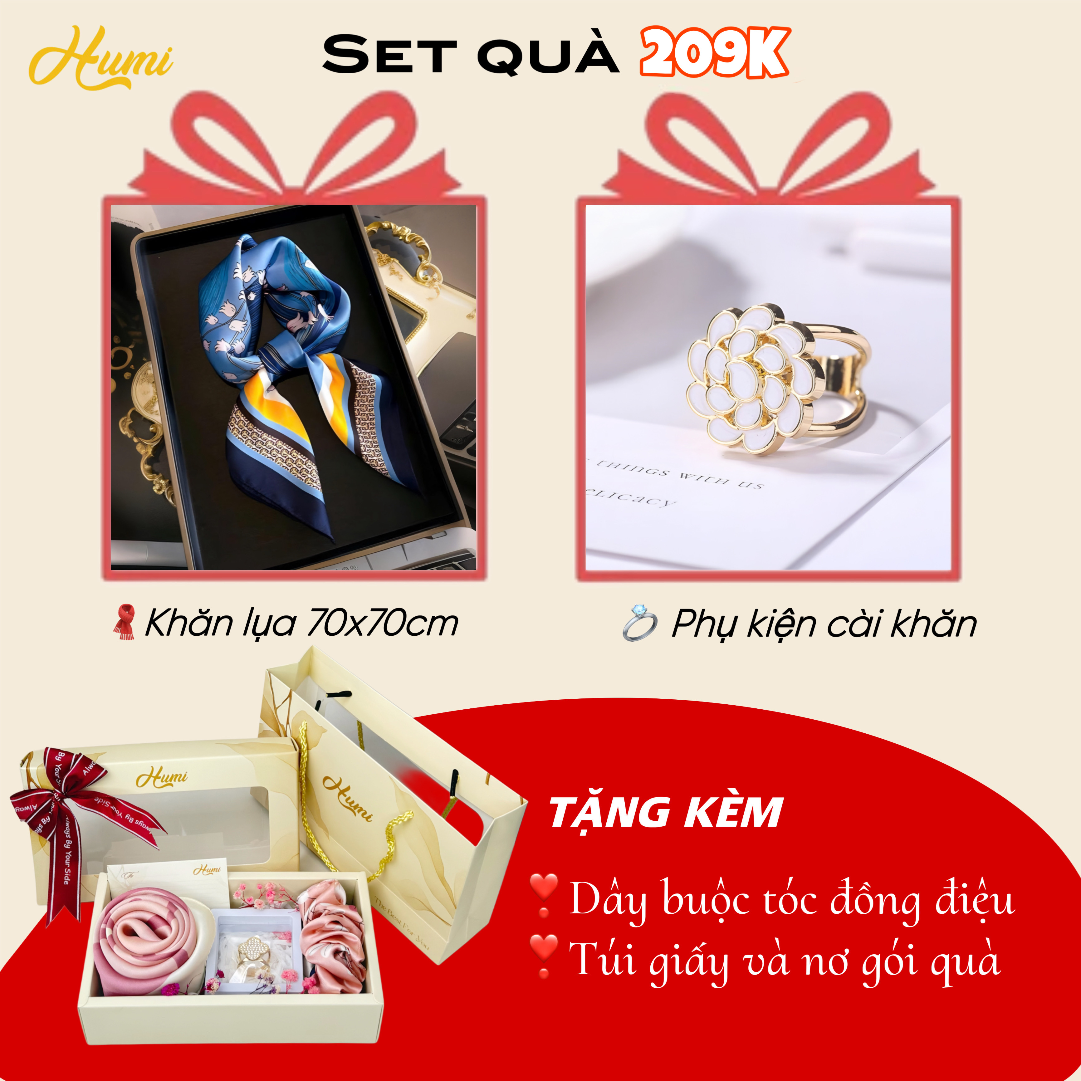 SET QUÀ KHĂN 70 (SQ209K)