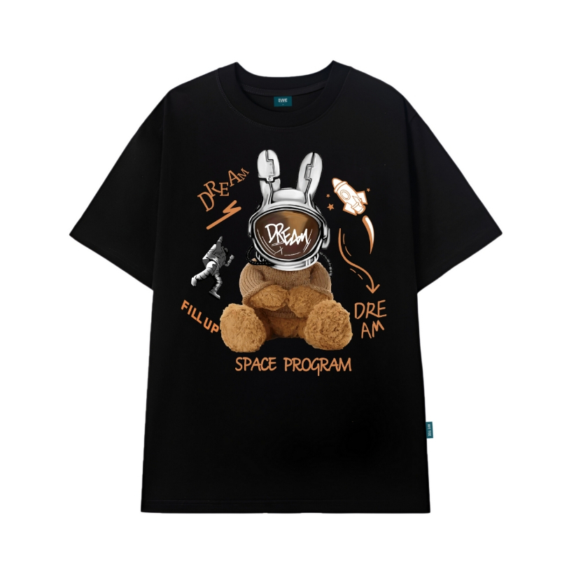 Áo phông unisex nam nữ 𝐖𝐞 𝐓𝐞𝐞 Gấu Space Program local brand 𝐖𝐞 𝐓𝐞𝐞 - WU0898_thumbnail_0