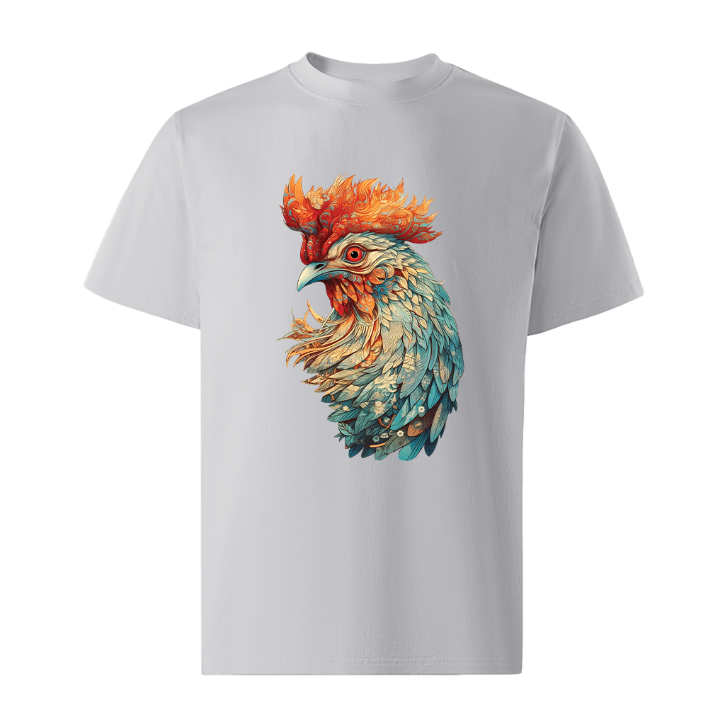 Áo thun nam form rộng 12 con giáp tuổi Dậu ATD486 Miucho Iconic cotton cổ tròn in graphic_thumbnail_13