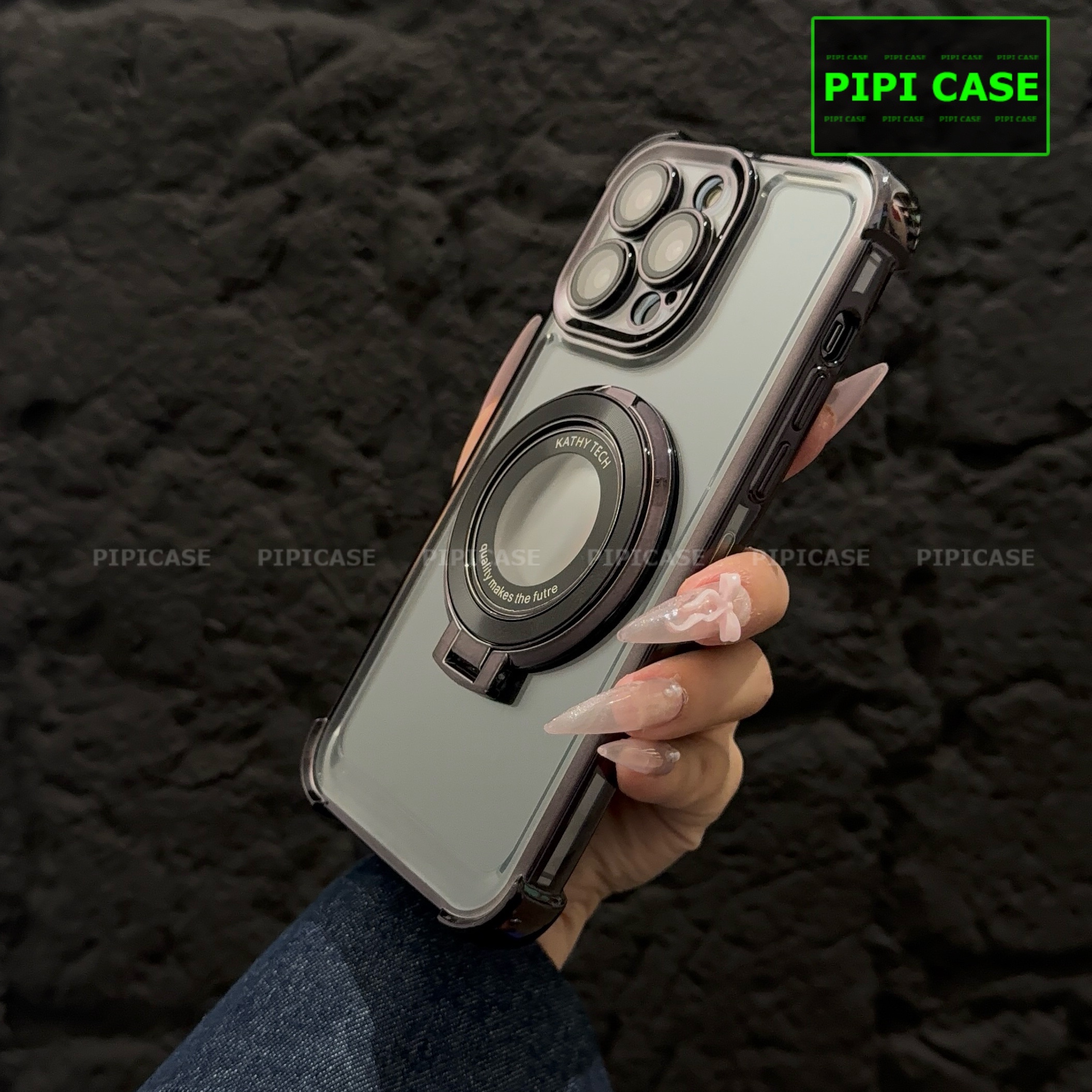Ốp Lưng iPhone 14 Pro - Ven - Đen_thumbnail_1