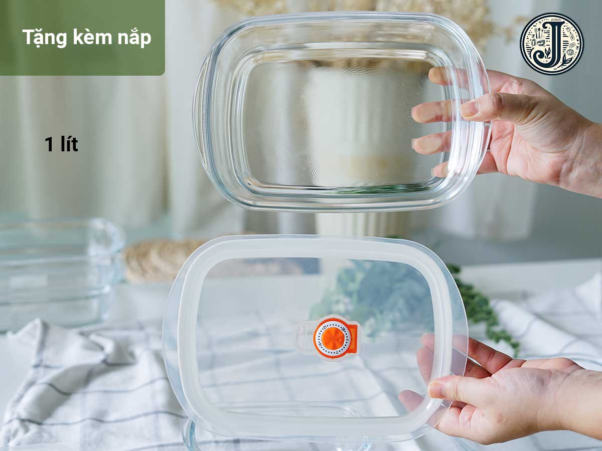 Khay nướng thủy tinh chịu nhiệt 400 độ C PYRO kèm nắp_thumbnail_5