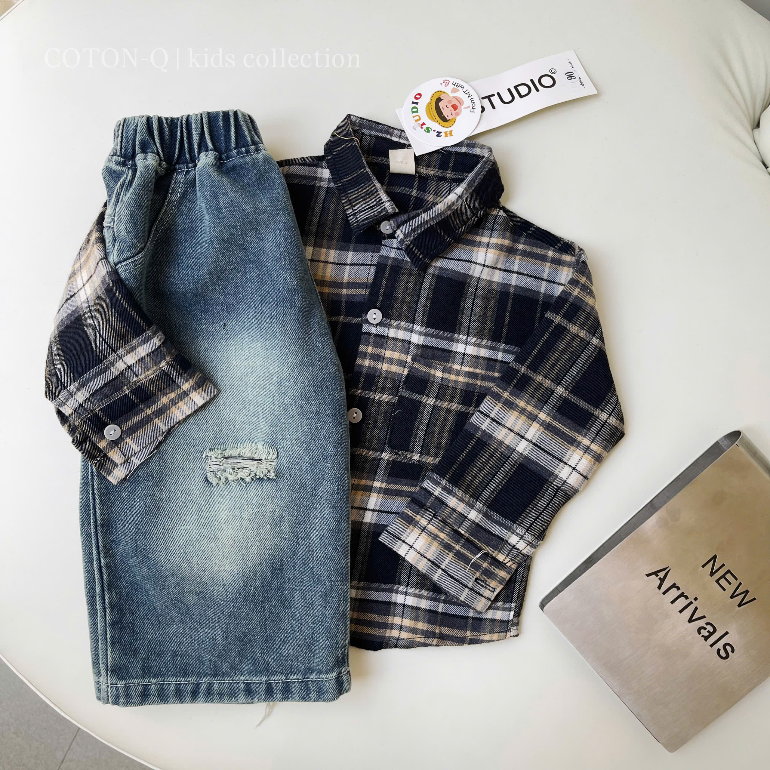 Set áo somi caro + quần jean_thumbnail_13