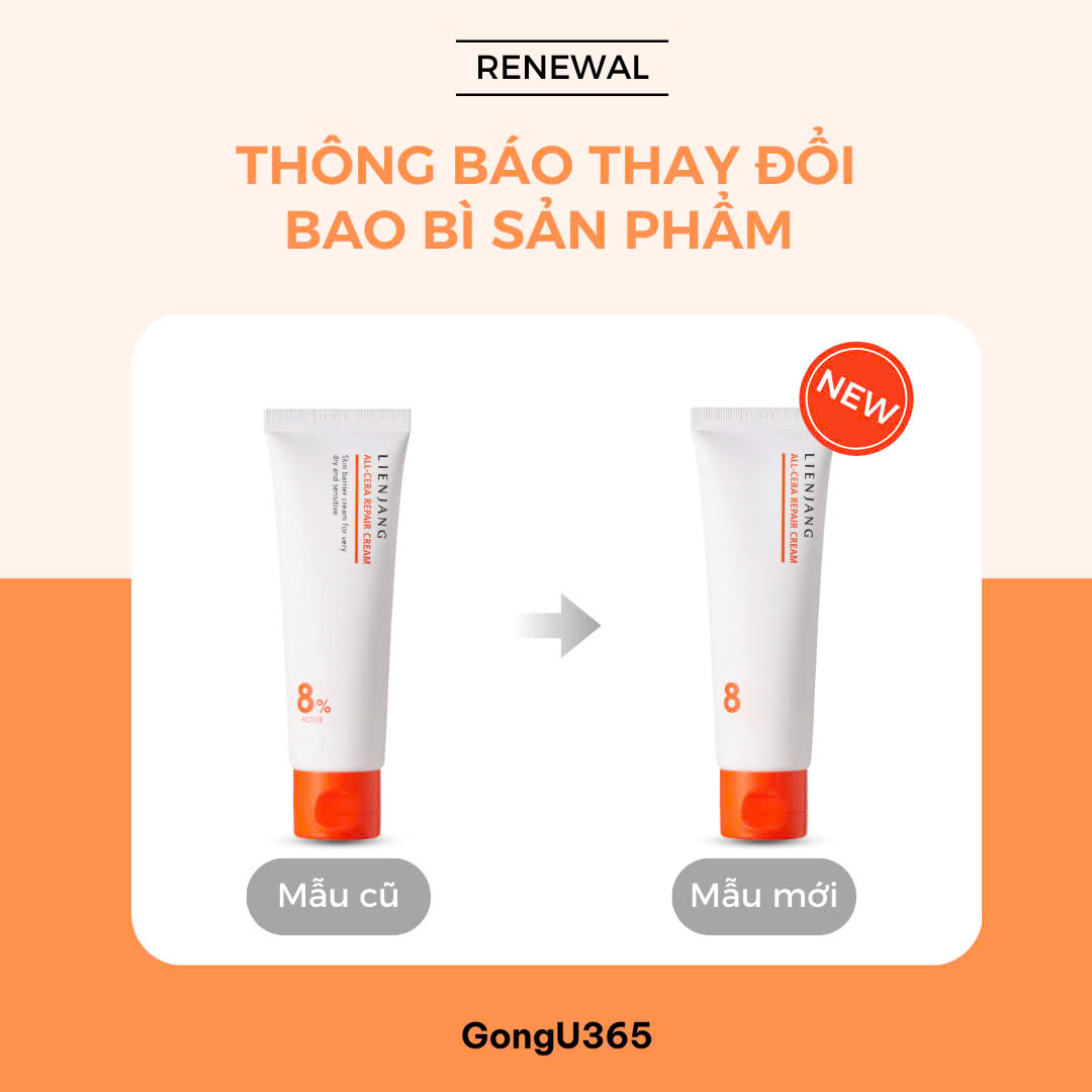 LIENJANG ALL-CERA REPAIR CREAM - Kem Dưỡng Phục Hồi Làm Dịu Da - Ceramide, Panthenol - 50ml - [LJ007]_thumbnail_2