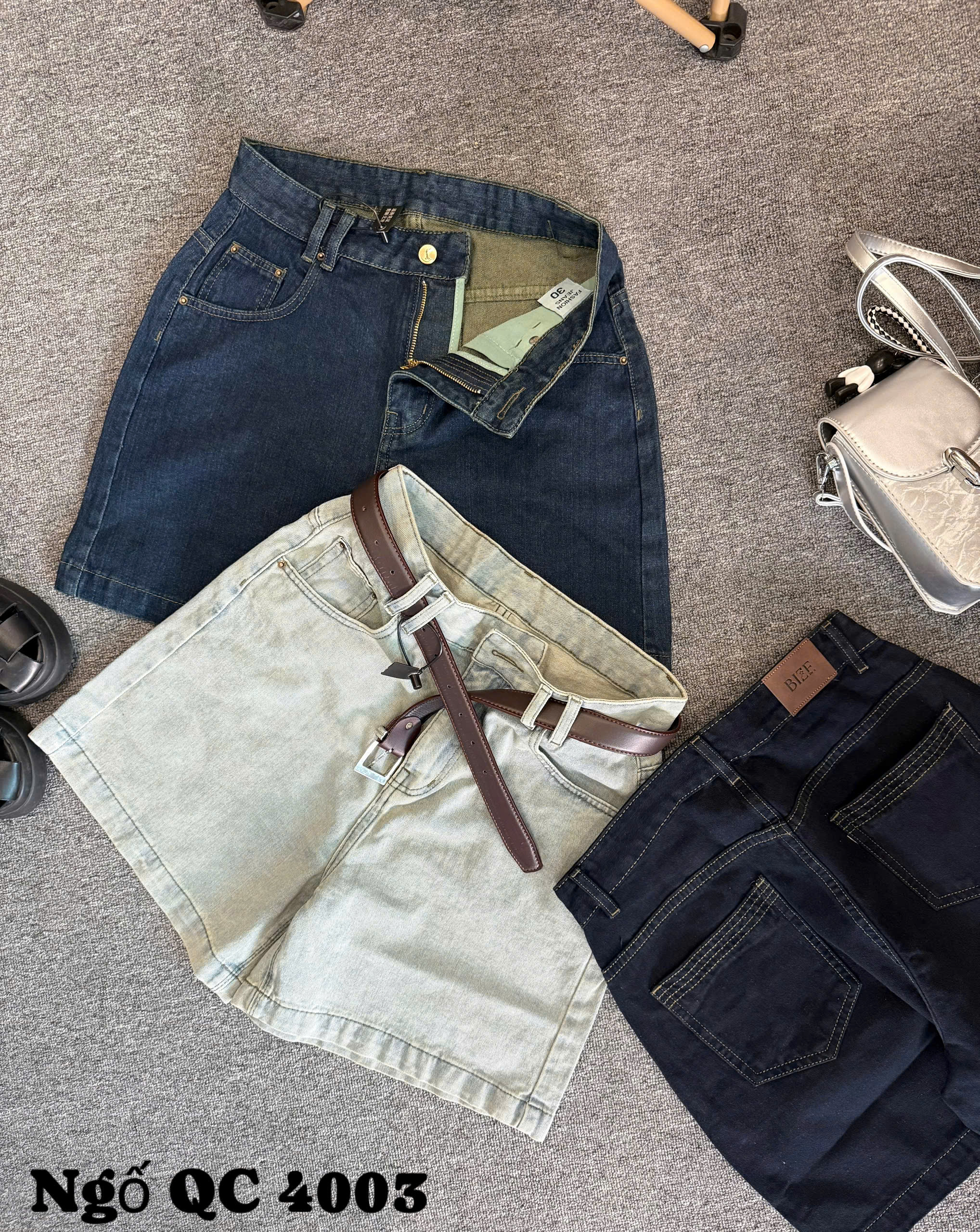 Quần ngố jean viền túi kiểu bigsize QSJ4003 dành cho nàng béo mập từ 55-90kg_thumbnail_5