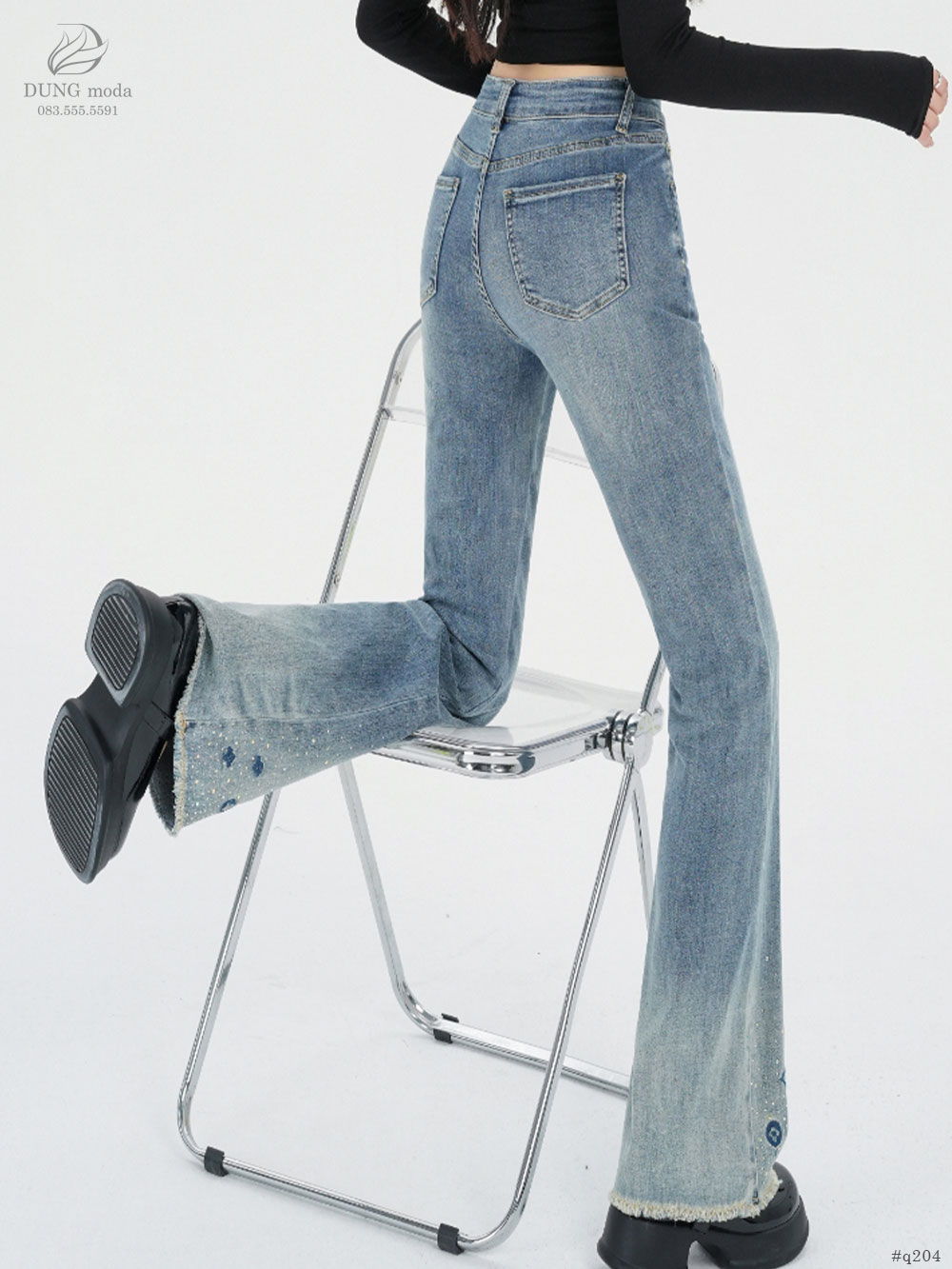 Quần Jean Ống Loe Q204 6805_thumbnail_6