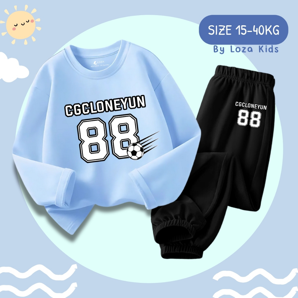 Bộ Thu - Đông bé trai in số 88 - Loza Kids BW451_thumbnail_4