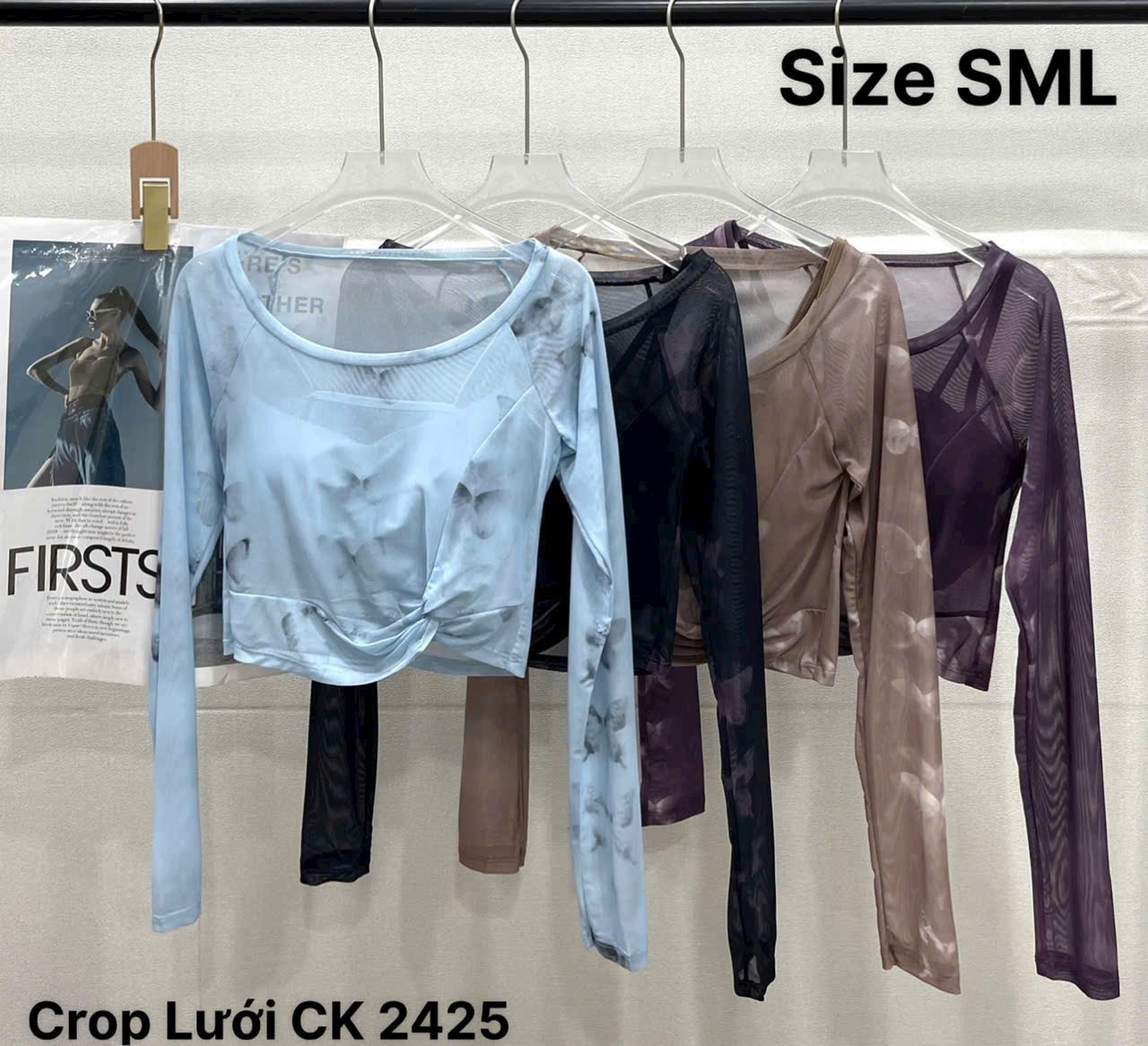 Áo Tanktop Thể Thao Tay Dài Sẵn Áo Bra Form Vừa_thumbnail_4