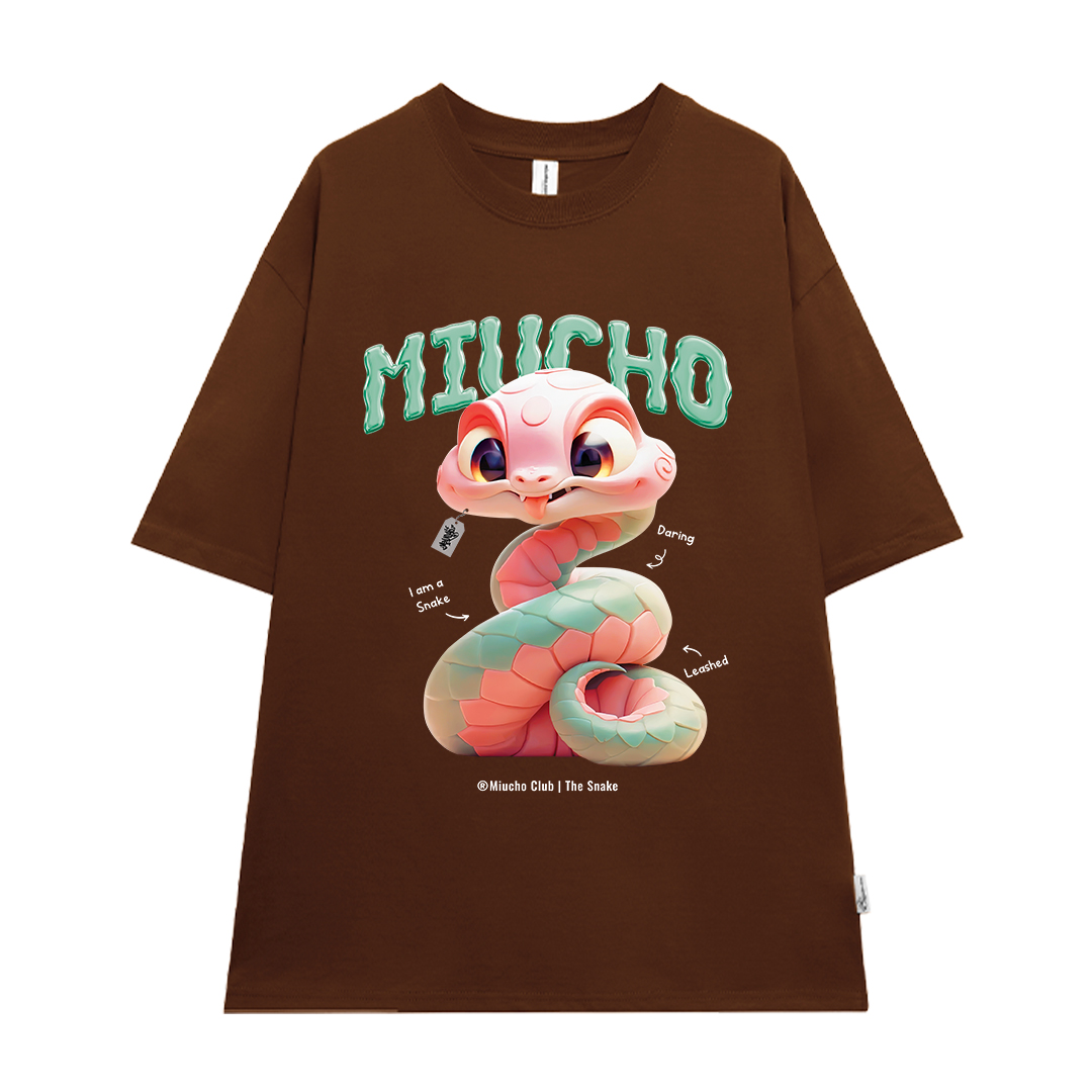 Áo thun form rộng 12 con giáp tuổi Tỵ ATD1246 Miucho tay ngắn cổ tròn in mix_thumbnail_11