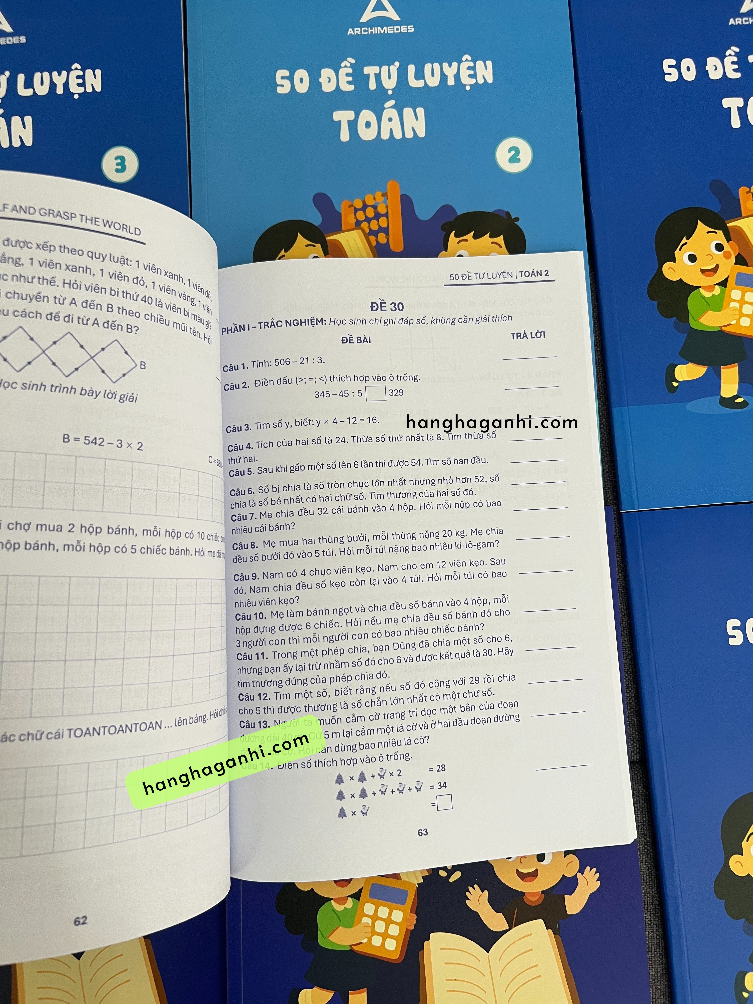 Sách Archimedes 50 đề tự luyện Toán lớp 2_thumbnail_5