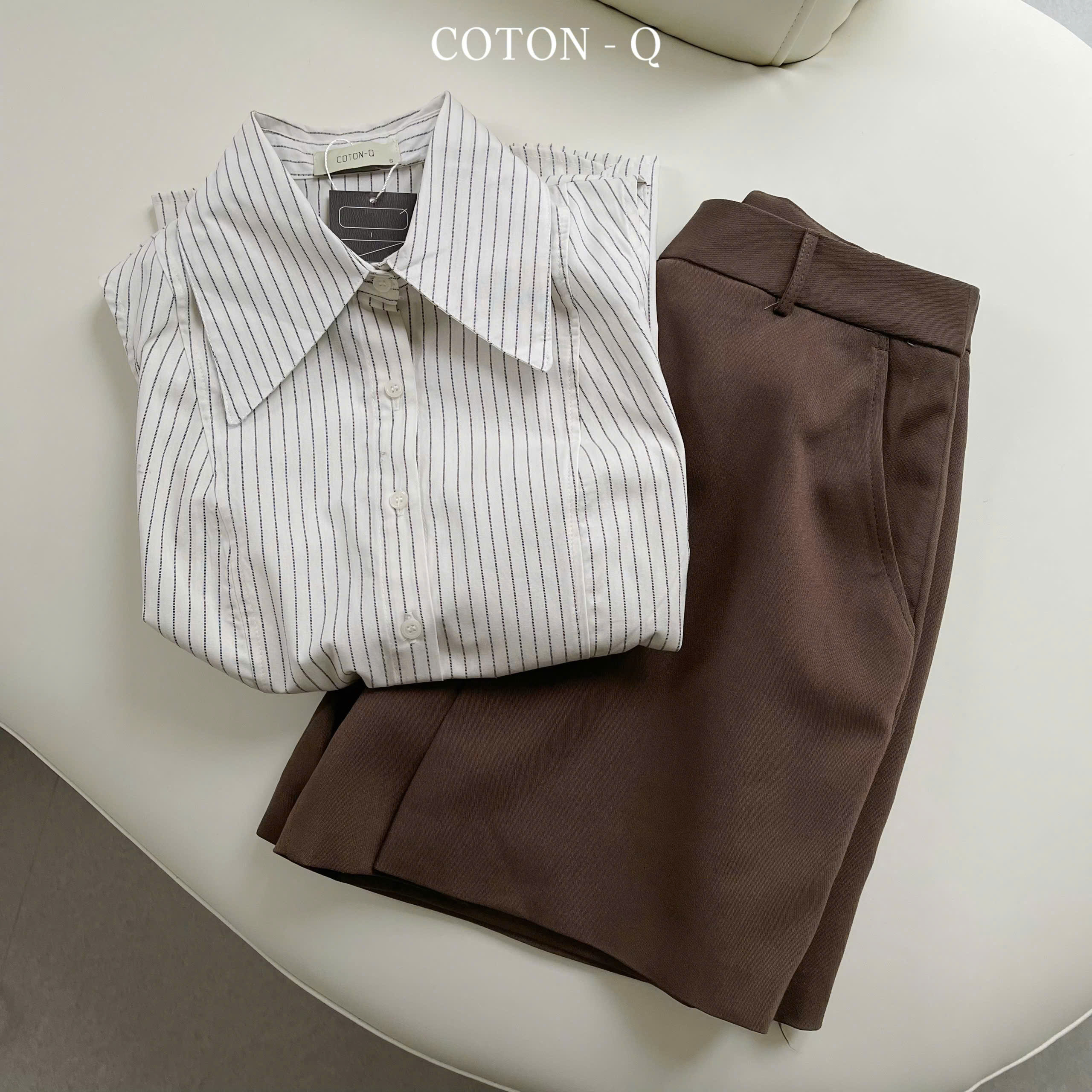 Set áo somi sát nách + quần short_thumbnail_3